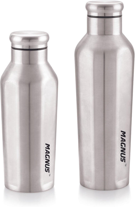 Magnus Sporty Single Wall Stainless Steel Bottle for Men & Women (BPA Free, Leakproof)