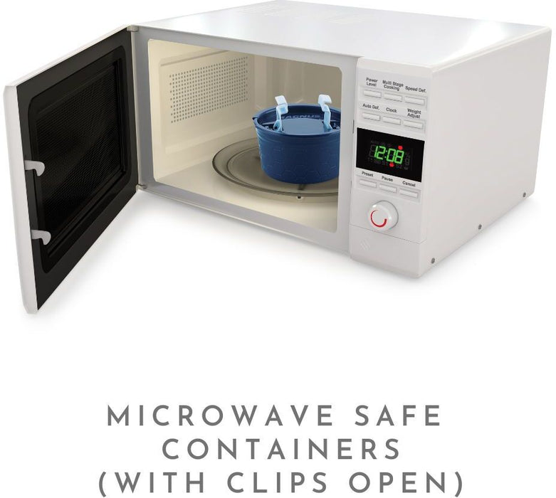 Microwave Safe Stainless-Steel Steam Lock Containers