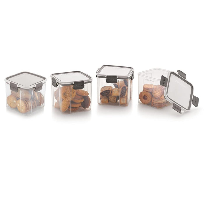 Magnus Modulock BPA Free Airtight & Leakproof Transparent Food Container Set (Set of 18)