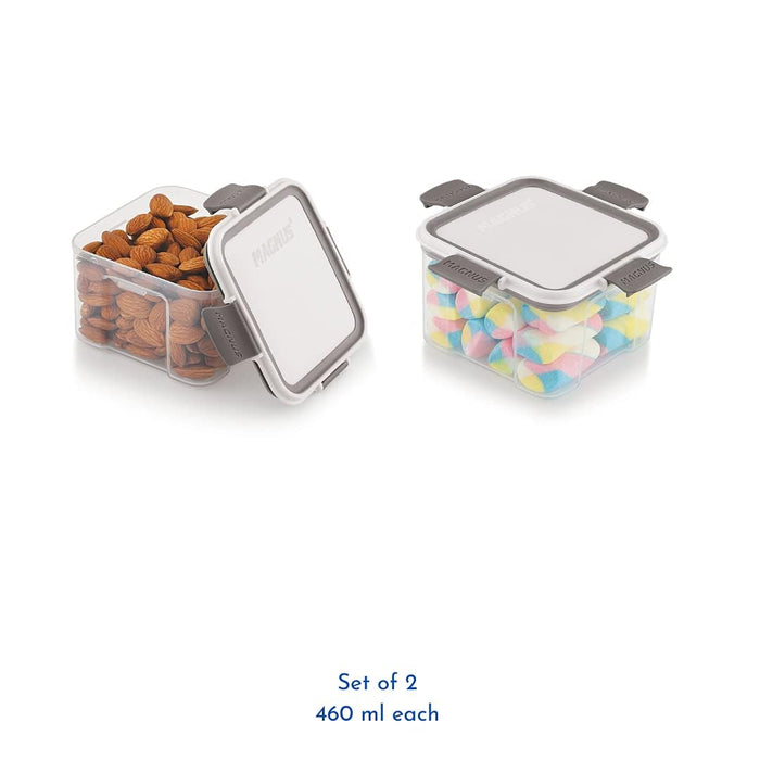 Magnus Modulock BPA Free Airtight & Leakproof Transparent Food Container Set (Set of 9)