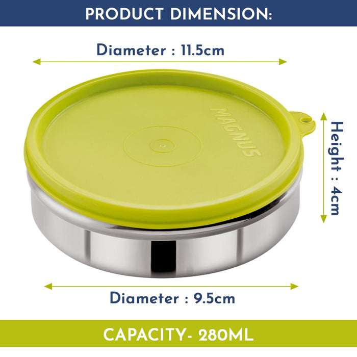 Magnus Easy Lock Stainless Steel Container