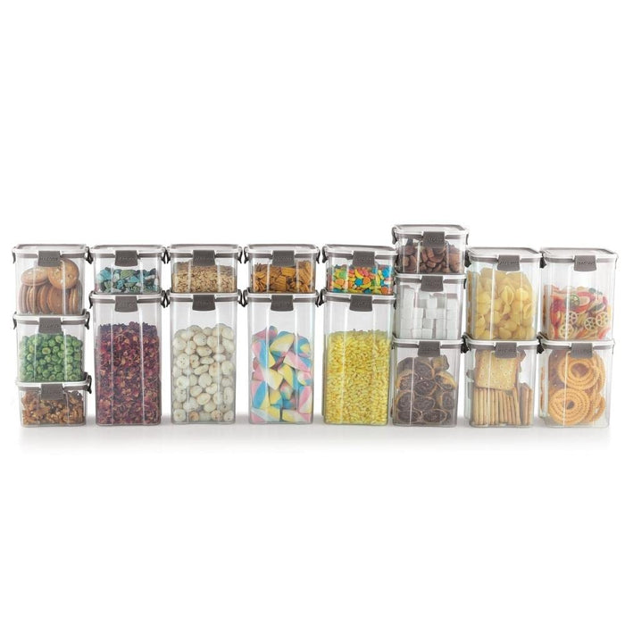 Magnus Modulock BPA Free Airtight & Leakproof Transparent Food Container Set (Set of 18)