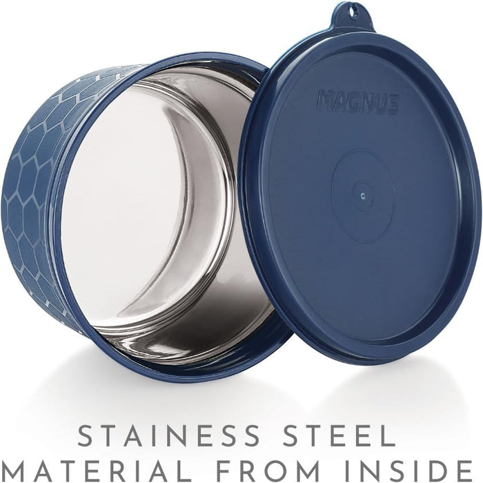 Microwave Safe Stainless-Steel Easy Lock Containers