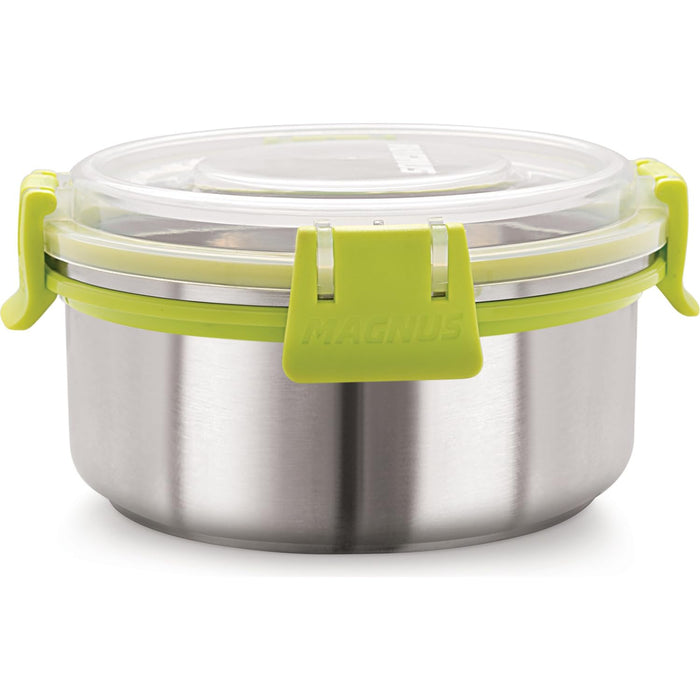 Stainless Steel Airtight Leakproof Storage Container, 450 ML Each
