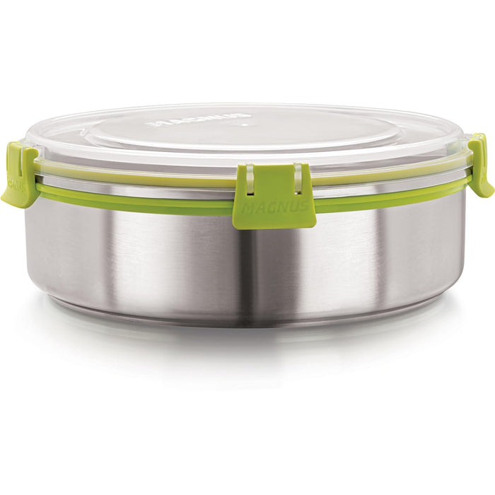 Stainless Steel Airtight Leakproof Storage Container Set of 2, 1750 ML Each