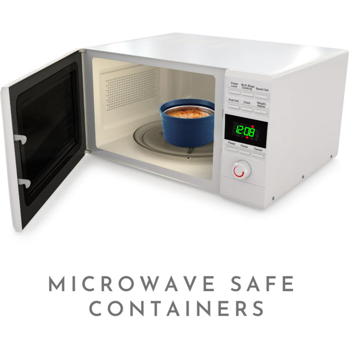Microwave Safe Stainless-Steel Easy Lock Containers
