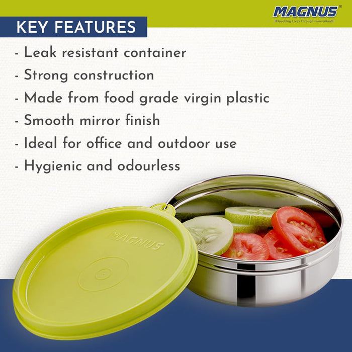 Magnus Easy Lock Stainless Steel Container