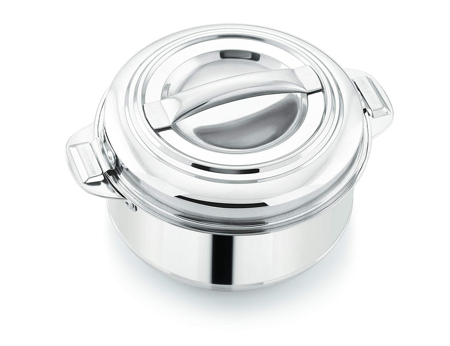 Magnus Rio Stainless Steel Casserole with Stainless Steel Lid - Set of 2 (1000 ml + 3000 ml)