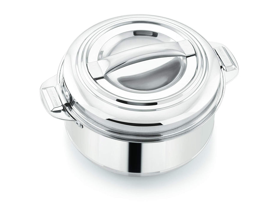 Magnus Rio Stainless Steel Casserole with Stainless Steel Lid - Set of 3 (1000 ml Each)