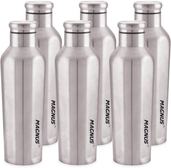 Sporty Single Wall Stainless Steel Bottle for Men & Women(BPA Free, Leakproof)