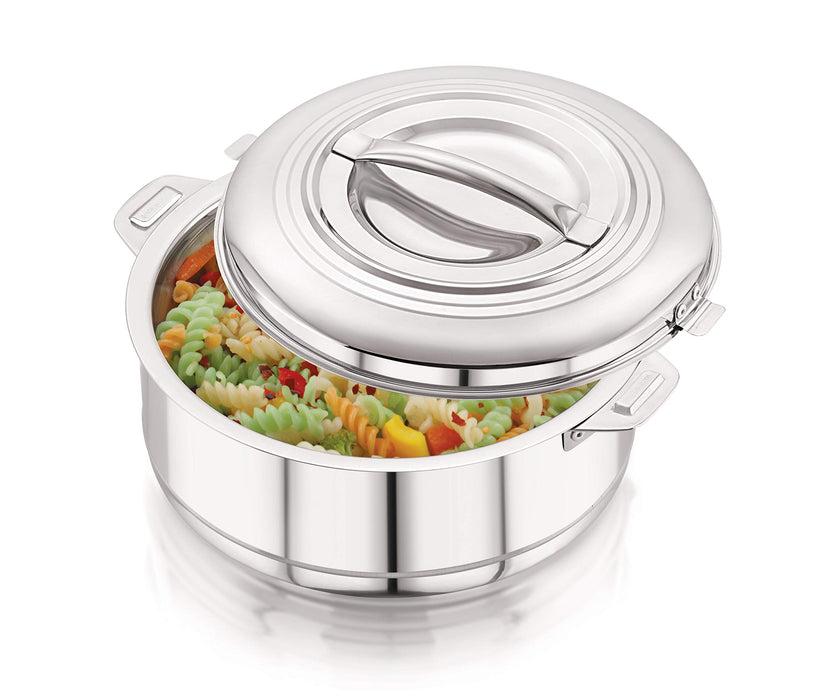 Magnus Rio Stainless Steel Casserole with Stainless Steel Lid - Set of 2 (3000 ml + 5000 ml)