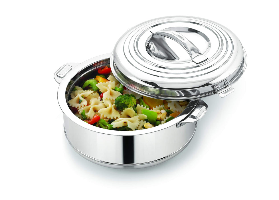 Magnus Rio Stainless Steel Casserole with Stainless Steel Lid - Set of 2 (3000 ml + 5000 ml)