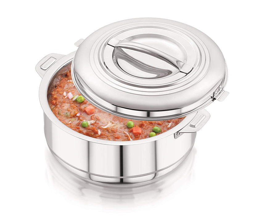 Magnus Rio Stainless Steel Casserole with Stainless Steel Lid - Set of 2 (3000 ml + 5000 ml)