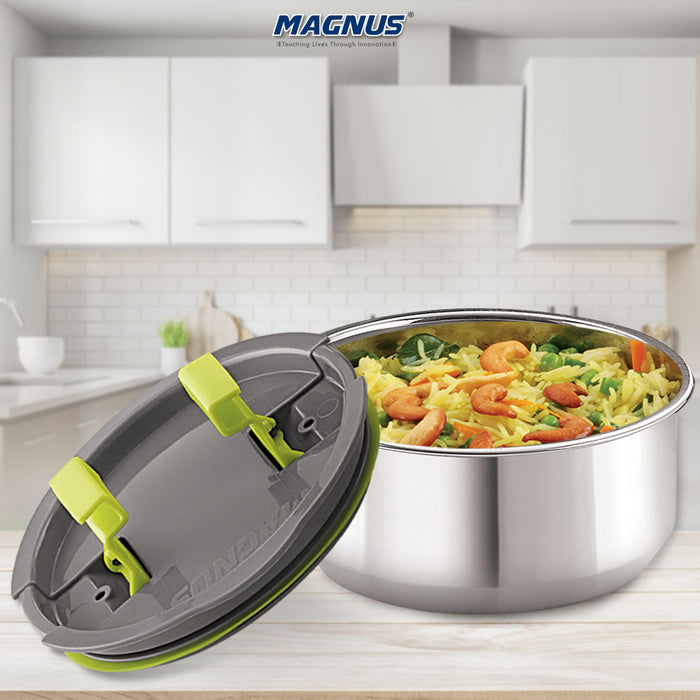 Magnus Steam Lock Stainless Steel Container